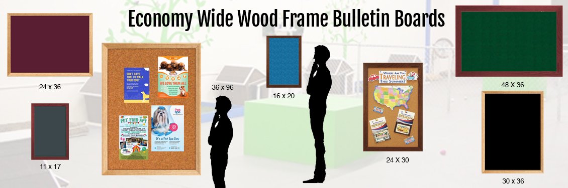Economy-Wide-Wood-Frame-Bulletin-Boards