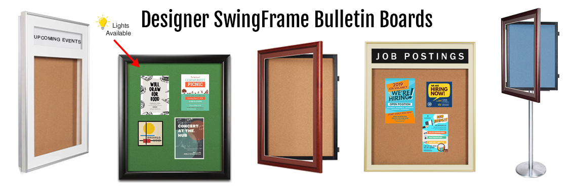 Designer-SwingFrame-Bulletin-Boards
