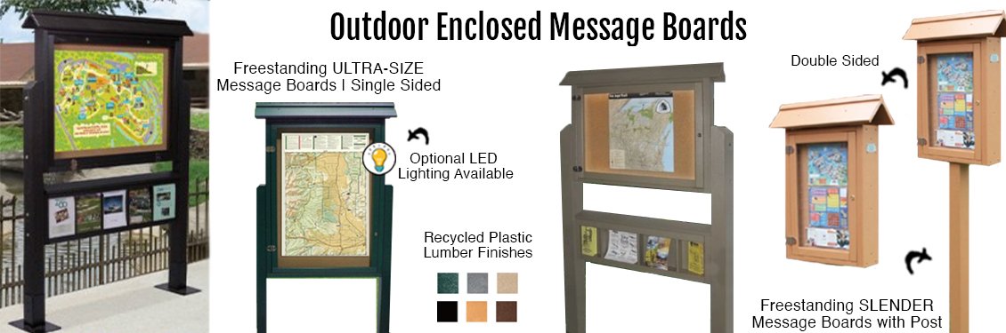 Outdoor-Enclosed-Message-Boards