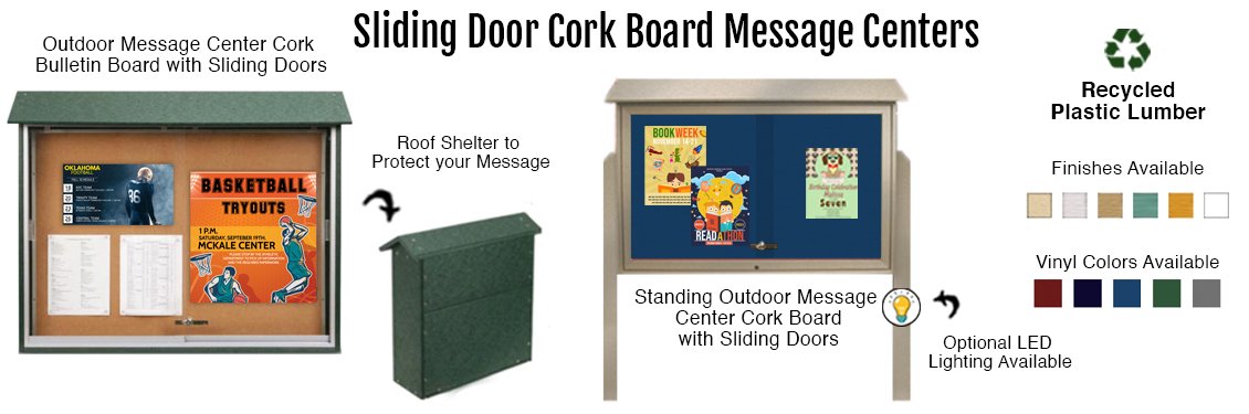Sliding-Door-Cork-Board-Message-Centers