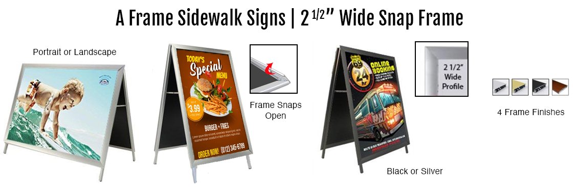 A-Frame-Sidewalk-Signs--2-1-2-Wide-Snap-Frame