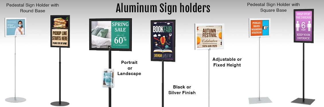 Aluminum-Sign-holders