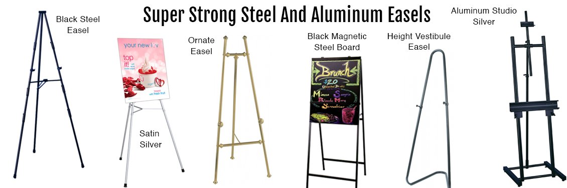 Super-Strong-Steel-And-Aluminum-Easels