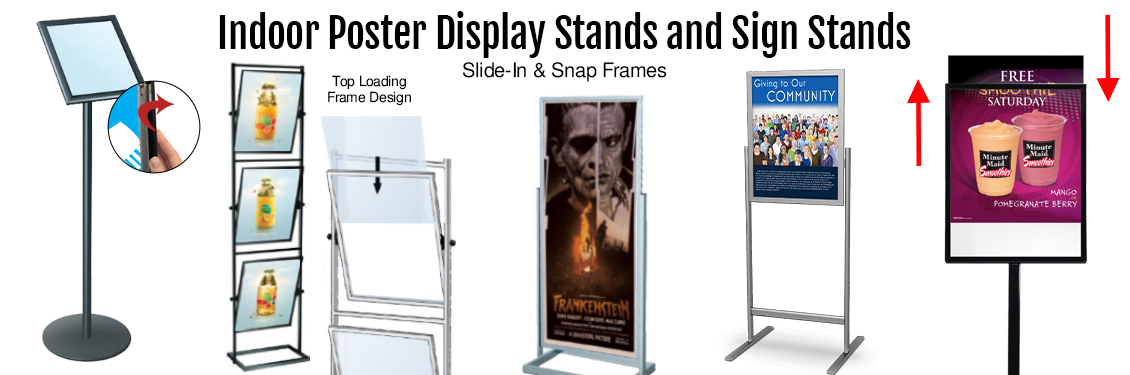 Indoor-Poster-Display-Stands-and-Sign-Stands