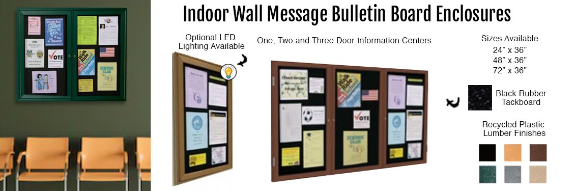 Indoor-Wall-Message-Bulletin-Board-Enclosures