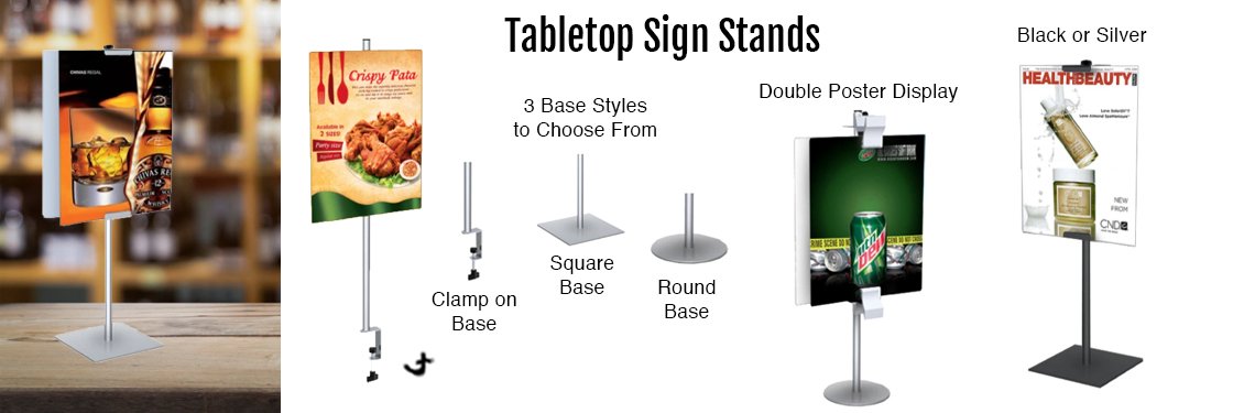 Tabletop-Sign-Stands
