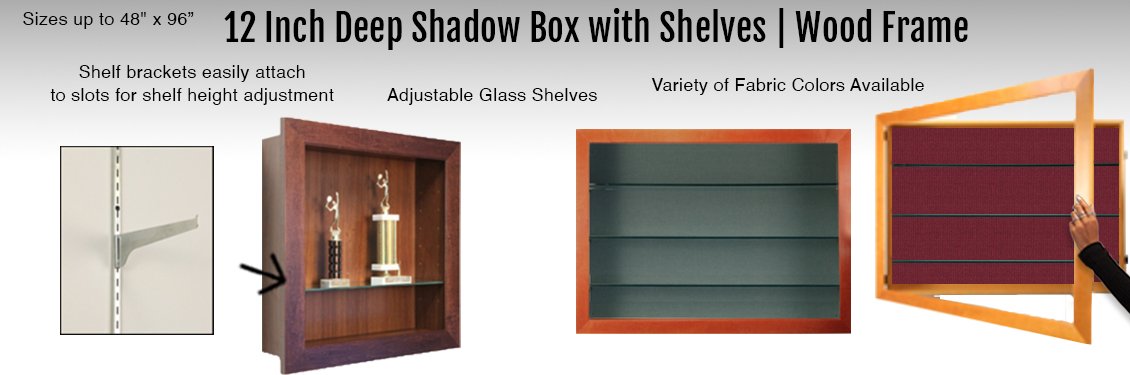 12-Inch-Deep-Shadow-Box-with-Shelves-Wood-Frame