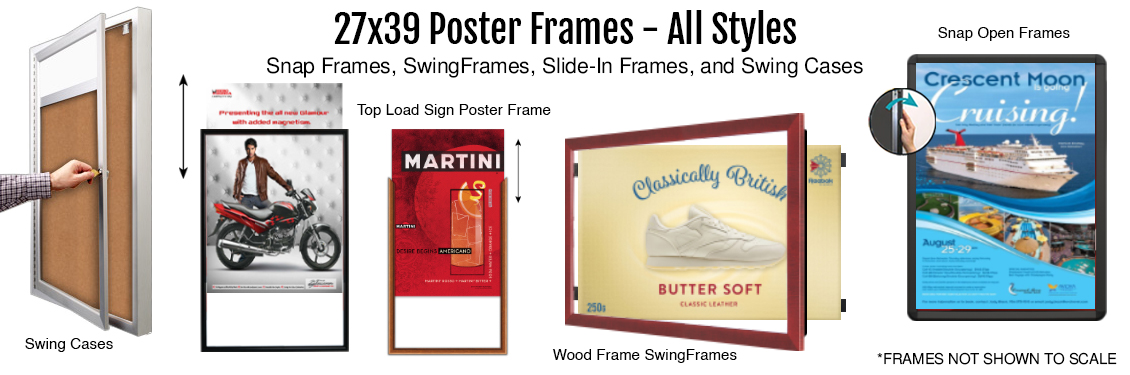 27x39-Poster-Frames---All-Styles
