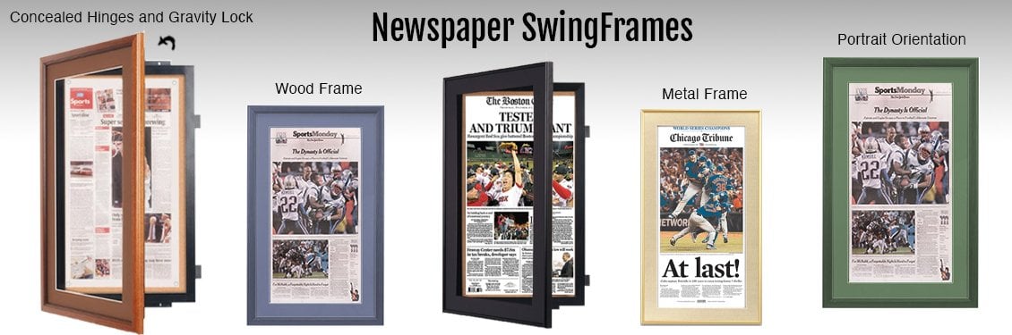 Newspaper-Swingframes