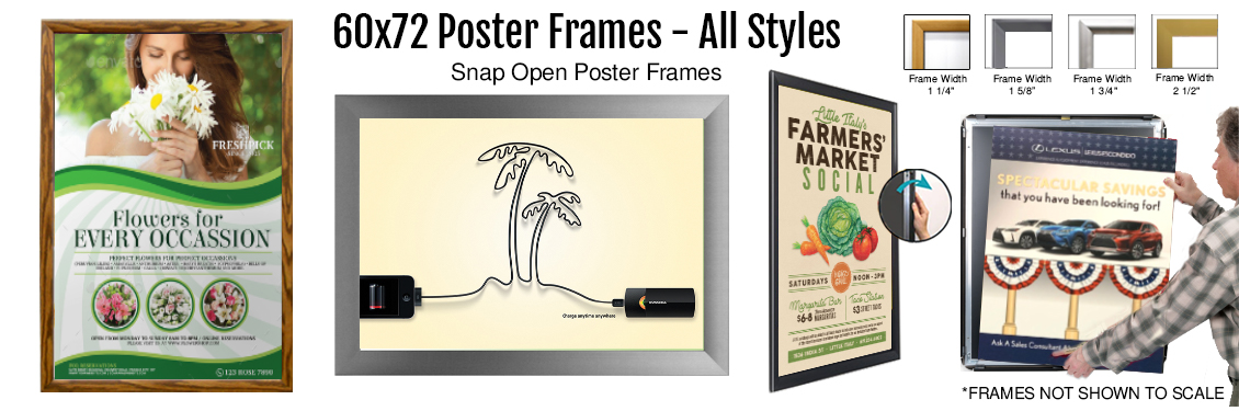 60x72-Poster-Frames---All-Styles