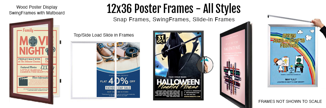 12x36-Poster-Frames---All-Styles-