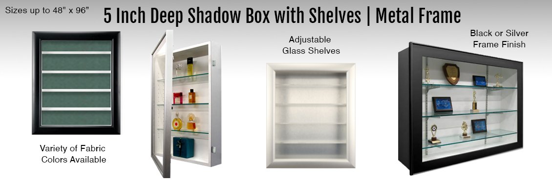 5-Inch-Deep-Shadow-Box-with-Shelves-Metal-Frame