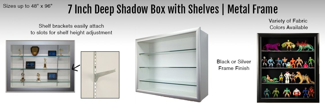 7-Inch-Deep-Shadow-Box-with-Shelves-Metal-Frame
