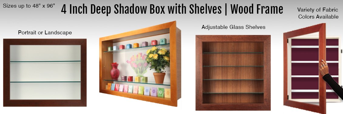 4-Inch-Deep-Shadow-Box-with-Shelves-Wood-Frame