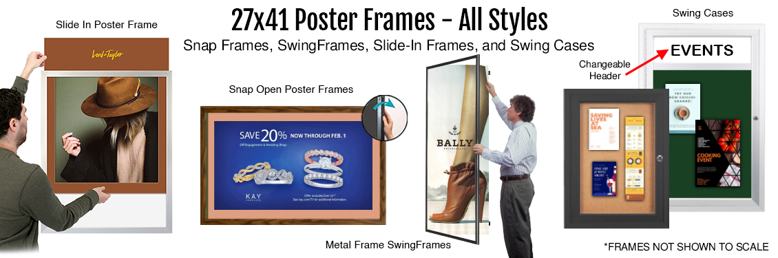 27x41-Poster-Frames---All-Styles