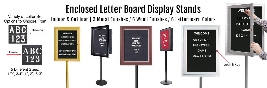 Enclosed-Letter-Board-Display-Stands