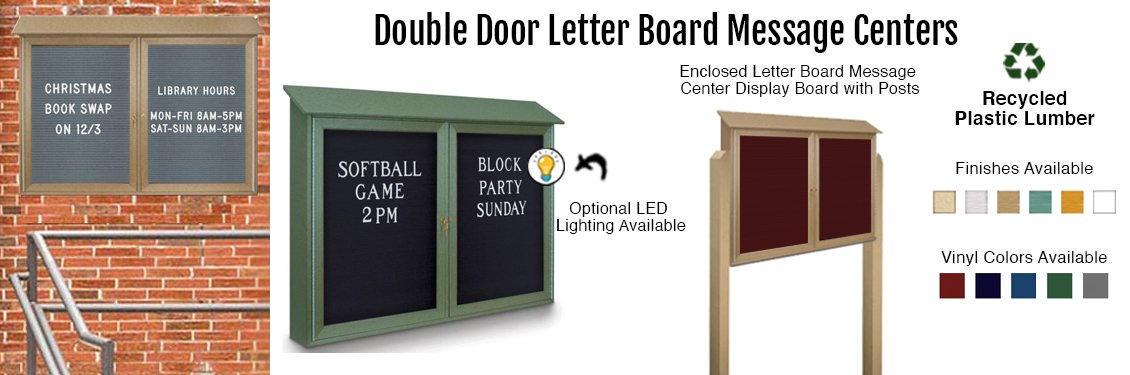 Double-Door-Letter-Board-Message-Centers