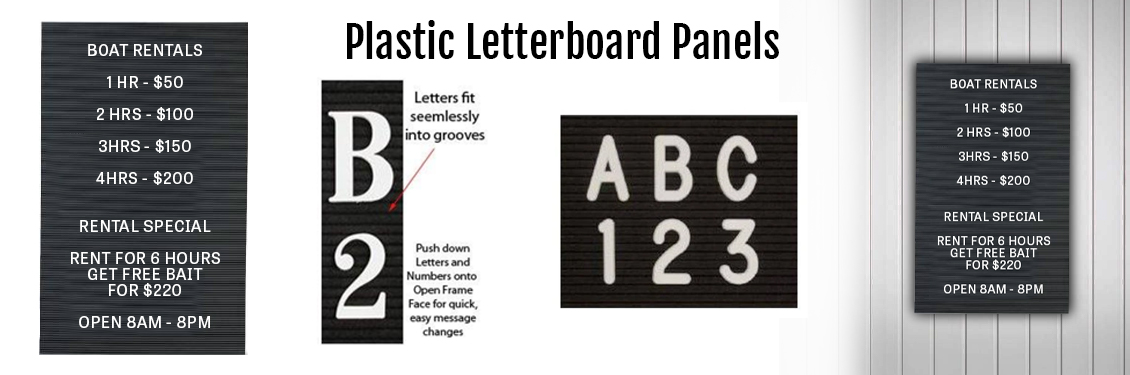 Plastic-Letterboard-Panels