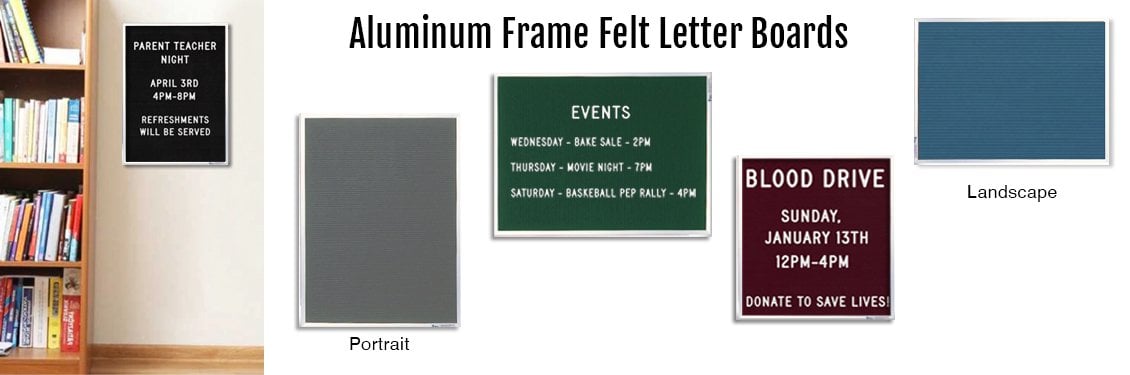 Aluminum-Frame-Felt-Letter-Boards