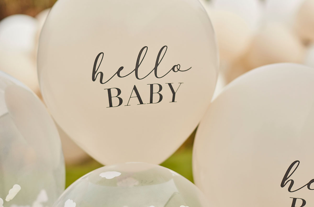 All the baby shower decor from My Little Day
