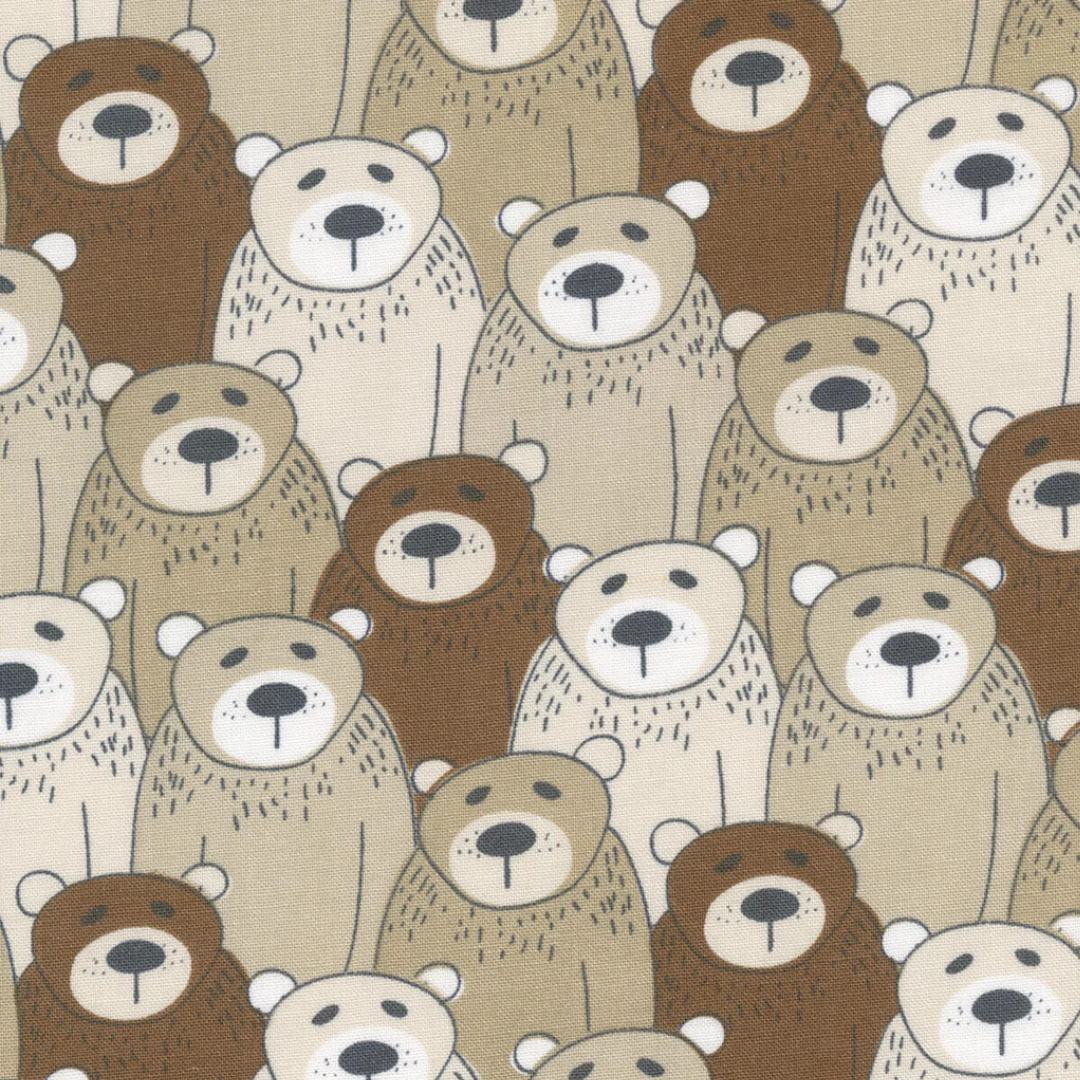 shop a variety of bear themed quilt fabrics at Missouri Star Quilt Co.