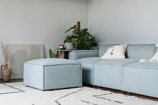 Linen sofa 