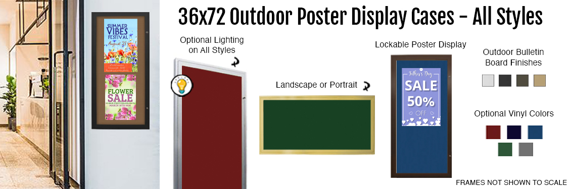 36x72-Outdoor-Poster-Display-Cases---All-Styles