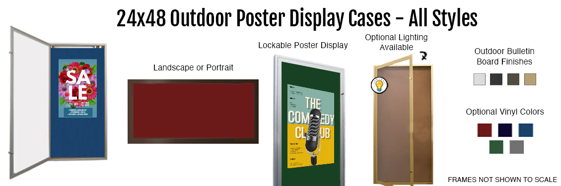 24x48-Outdoor-Poster-Display-Cases---All-Styles