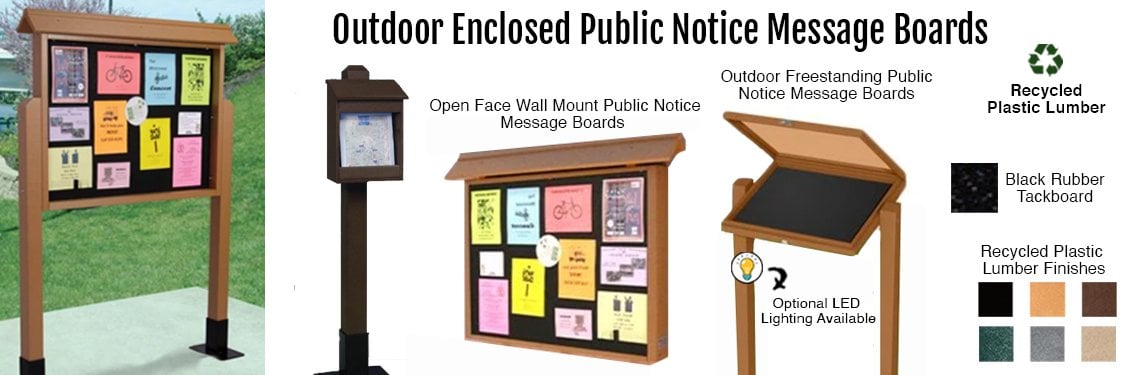 Outdoor-Enclosed-Public-Notice-Message-Boards
