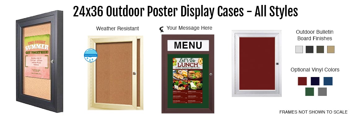 24x36-Outdoor-Poster-Display-Cases---All-Styles-
