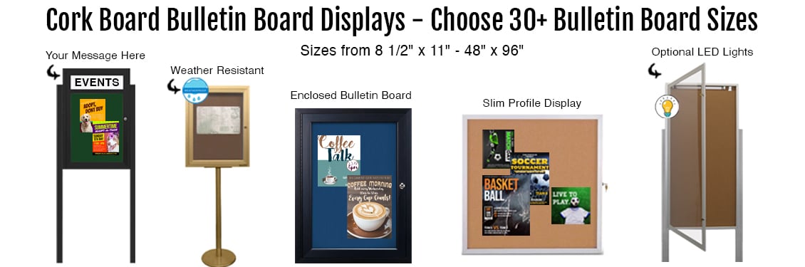 Cork-Board-Bulletin-Board-Displays---Choose-30-Bulletin-Board-Sizes--copy