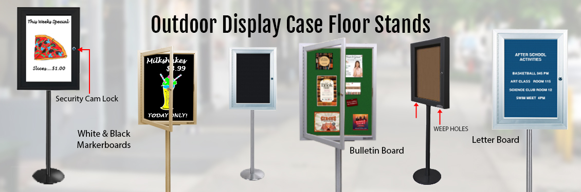 Outdoor-Display-Case-Floor-Stands