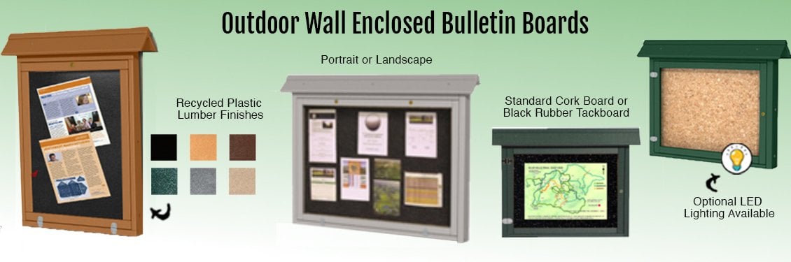 Outdoor-Wall-Enclosed-Bulletin-Boards