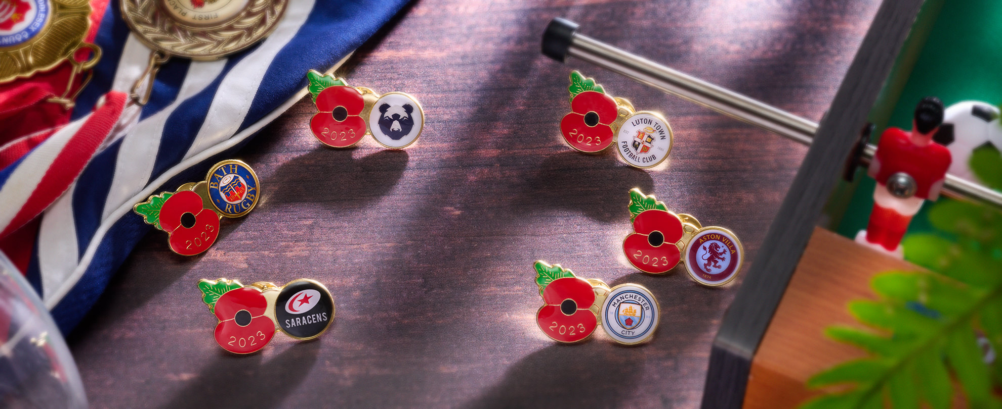 Championship Football Pins