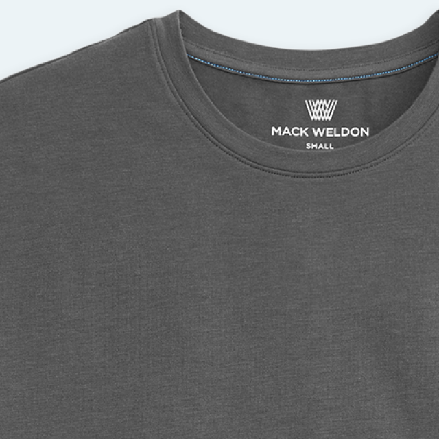 Silver T-Shirt - Silver Crew Neck T-Shirt – Mack Weldon