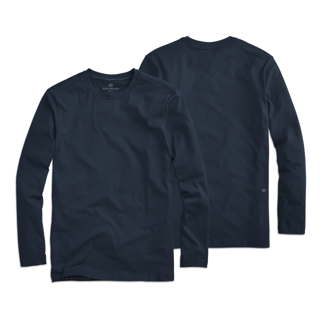 Layflat image of Pima Long Sleeve T-Shirt