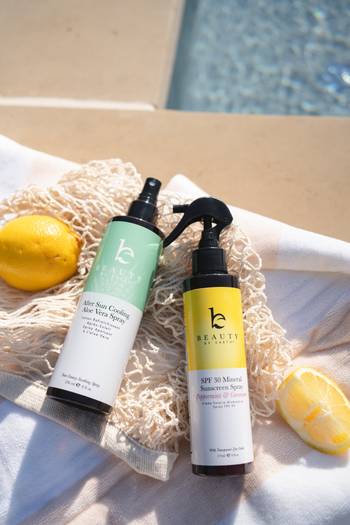 Beauty By Earth Mineral Sunscreen Spray and After Sun Spray