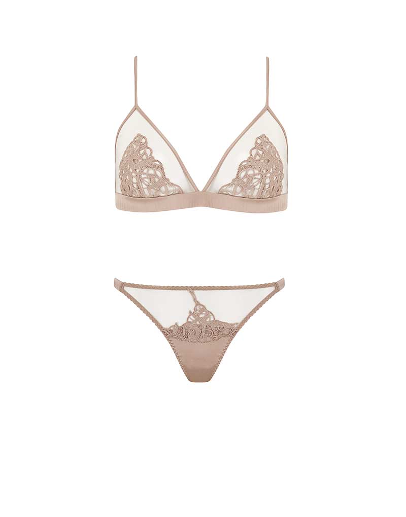 Marlena Boudoir Bra & Ouvert Brief | Fleur of England