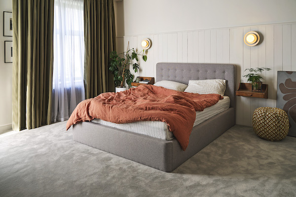 Grey King Size Bed