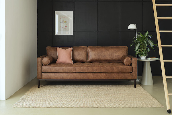 Brown Leather sofas