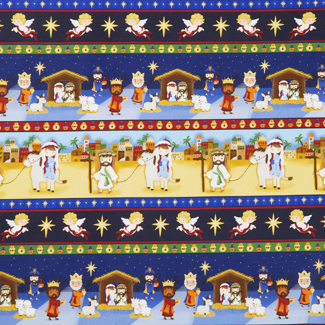 browse religious christmas fabric and kits at Missouri Star Quilt Co.