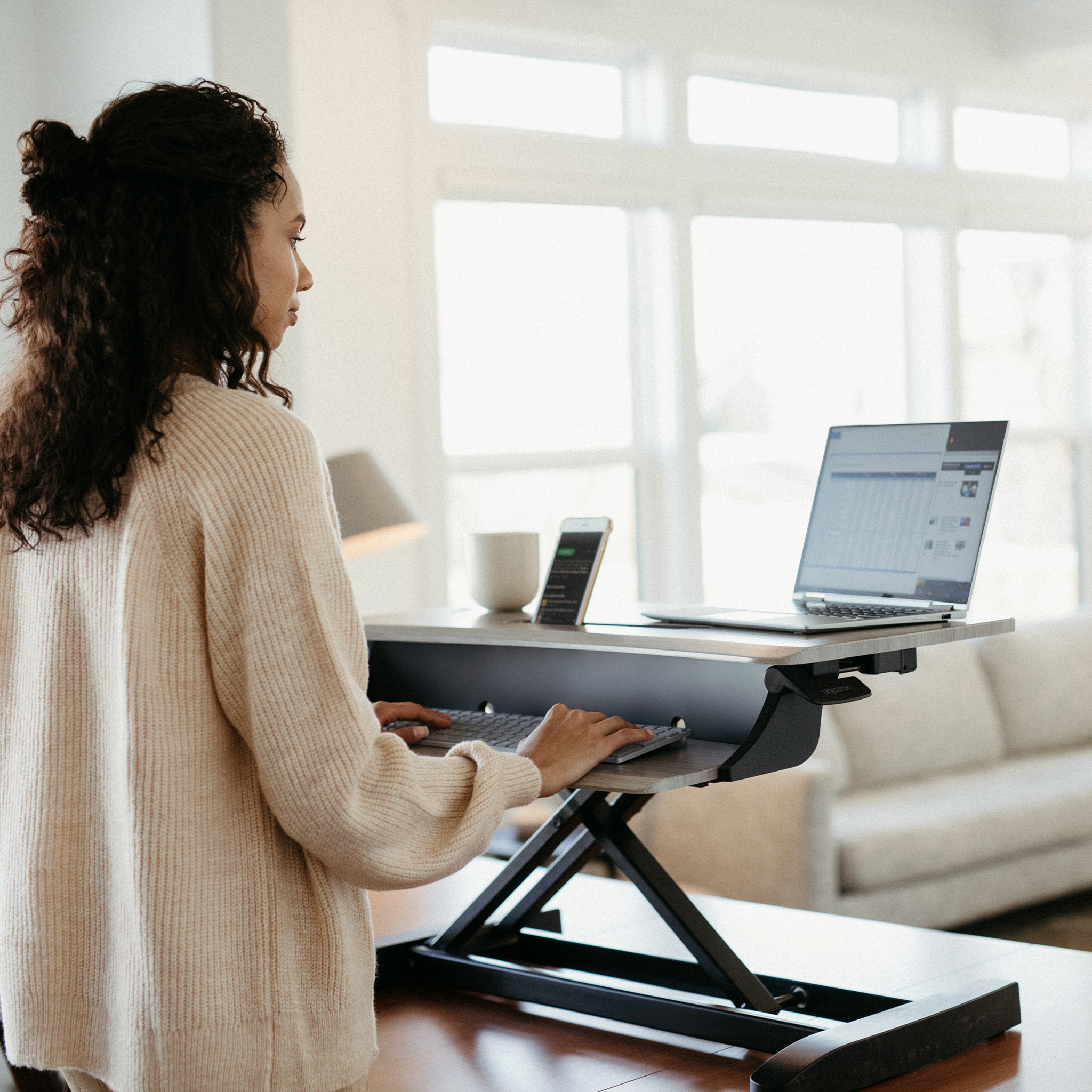 Ergotron WorkFit-Z Mini Standing Desk Converter