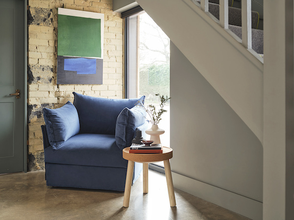 Blue Velvet Armchairs