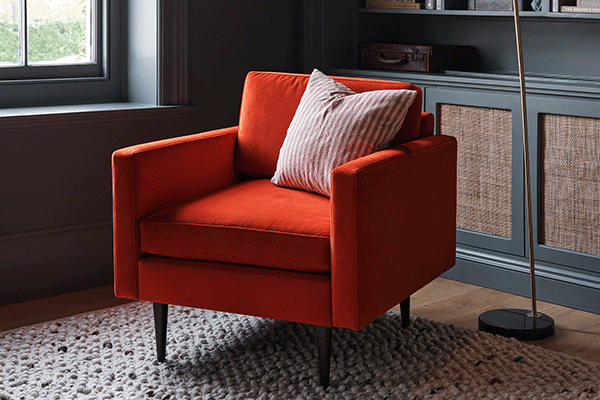 Red accent chairs for any room