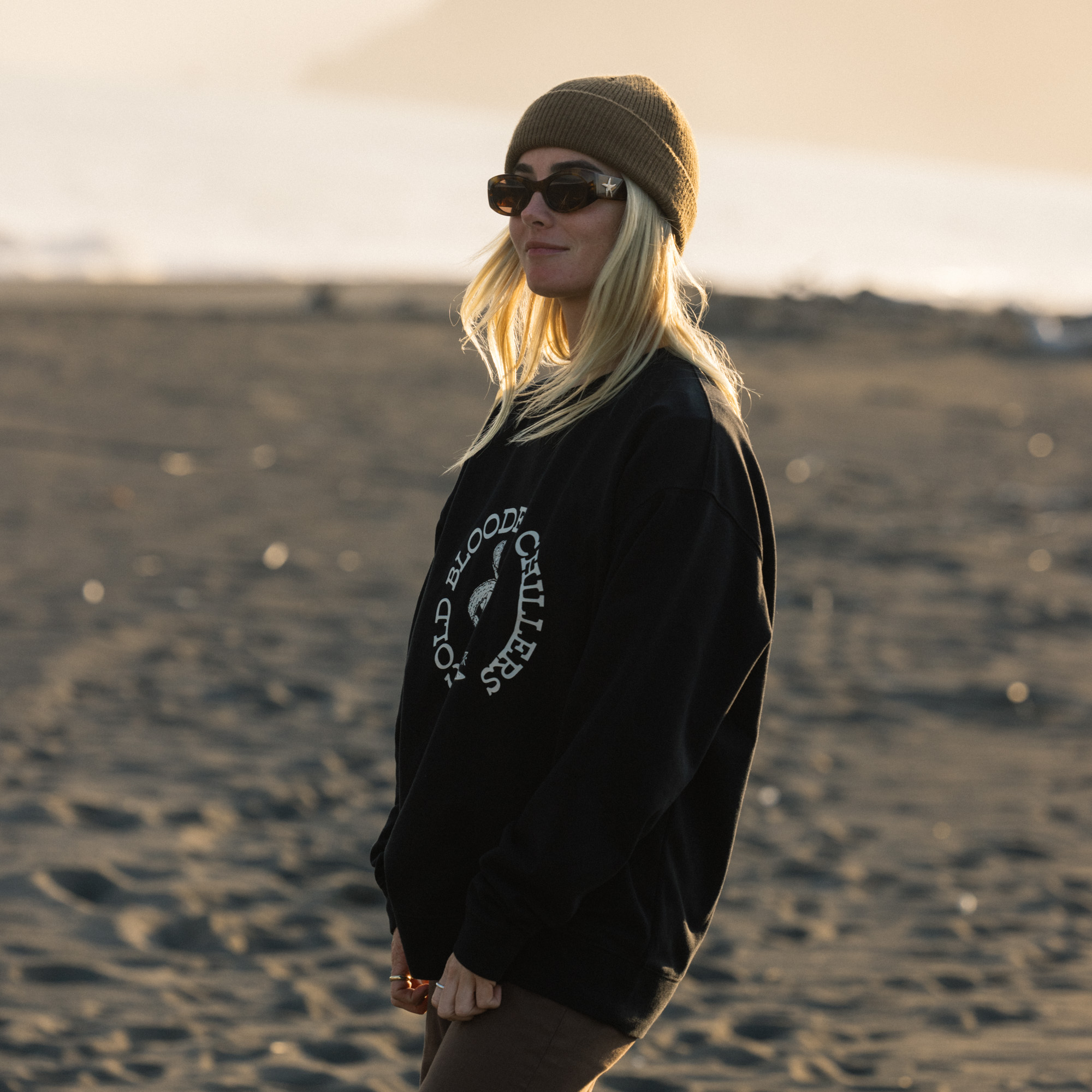 The Crew Fleece Sweatshirt - Black | Roark