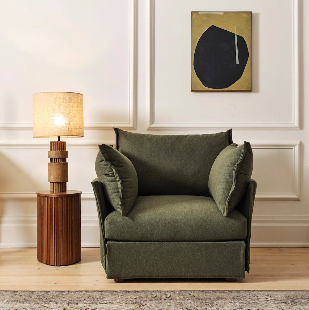 sofa green sale 