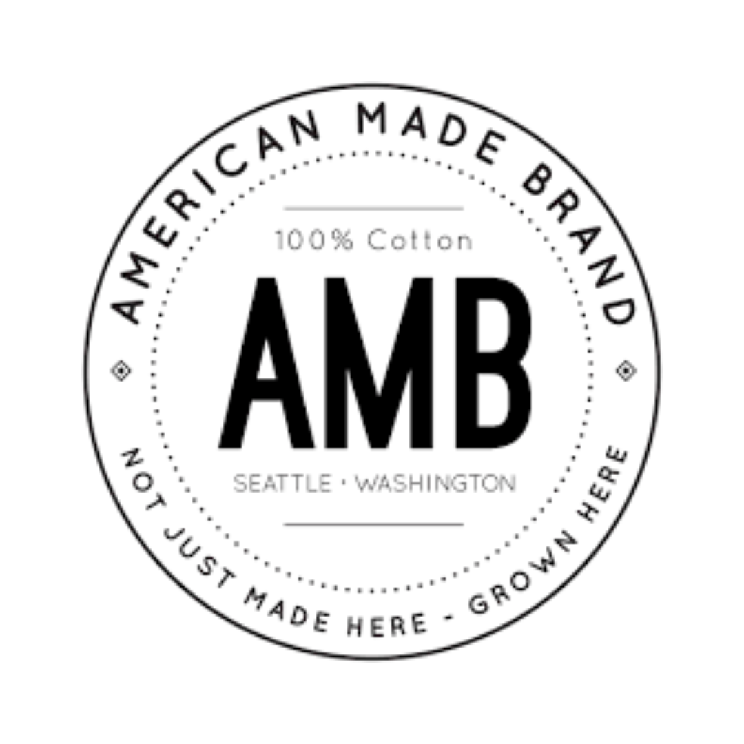 American made brand fabrics logo.