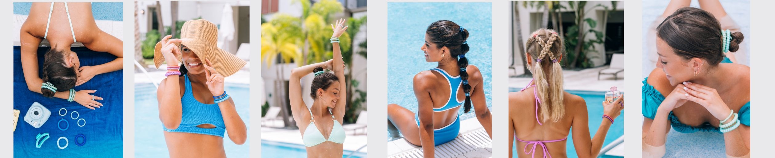 Summer Matte Hair Ties- TELETIES