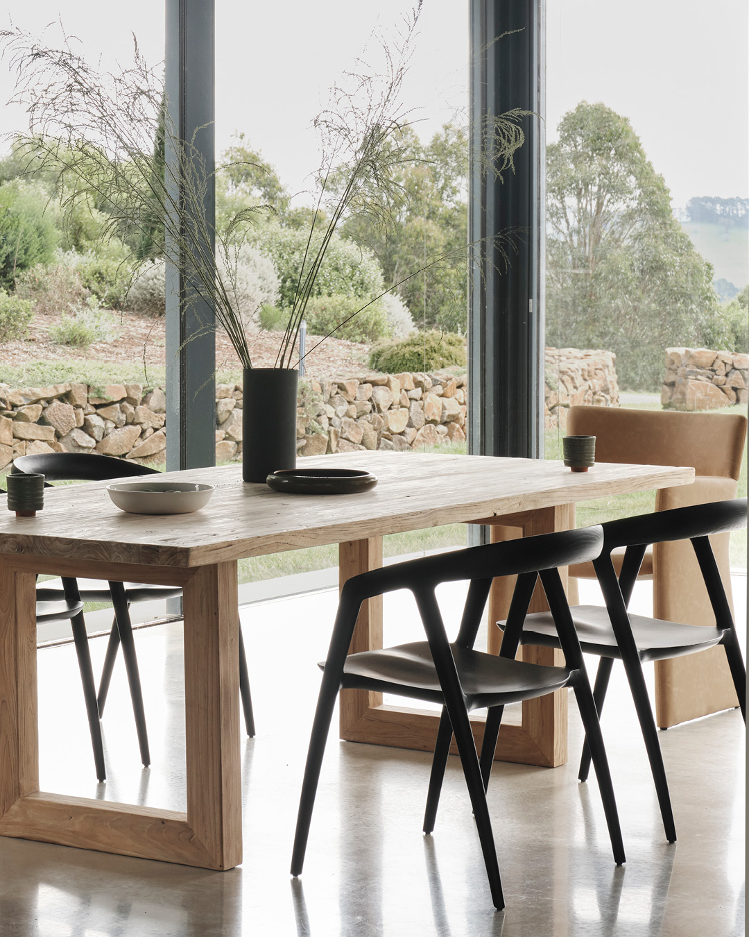 Old Elm Global Rectangular Dining Table