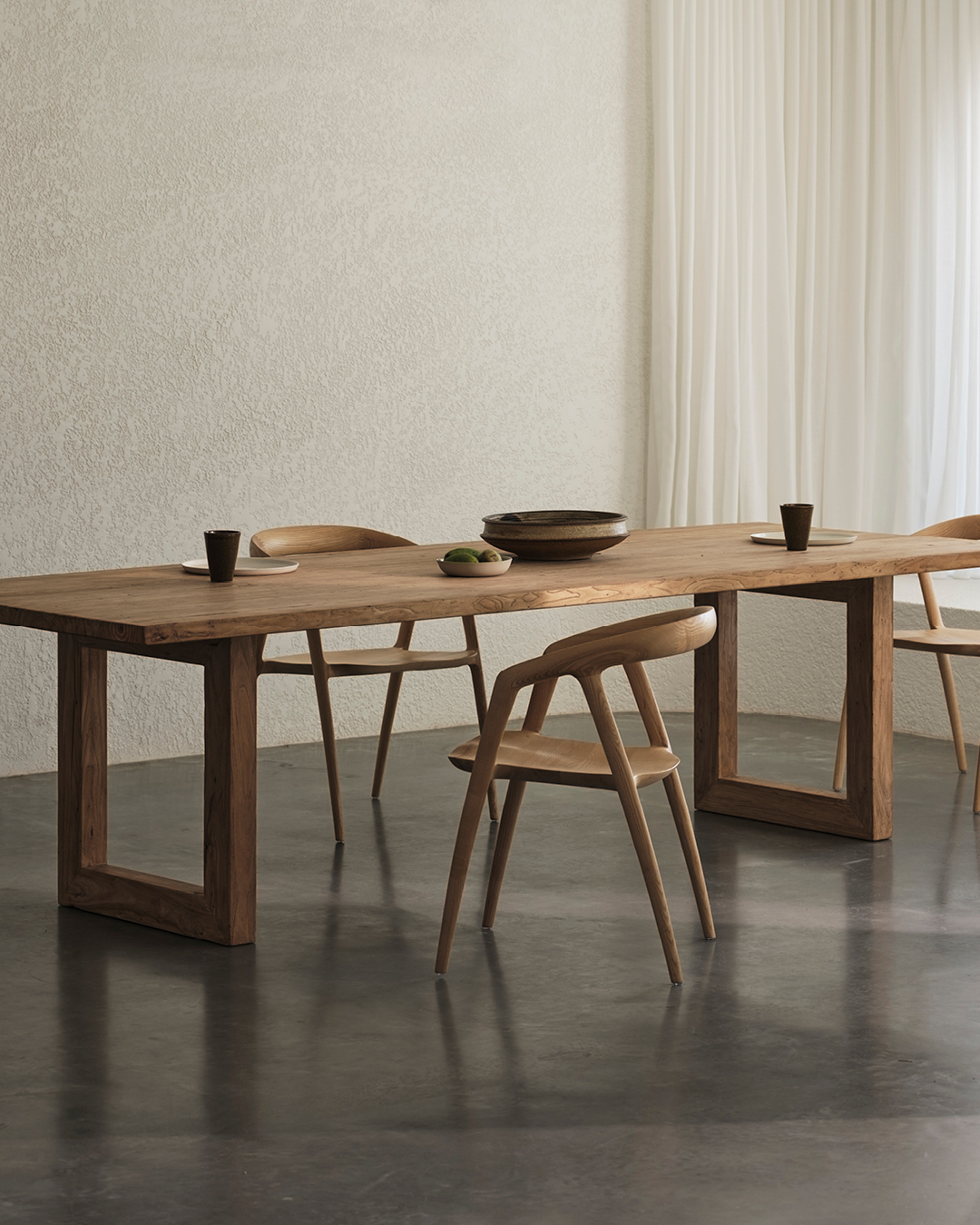 Old Elm Global Rectangular Dining Table